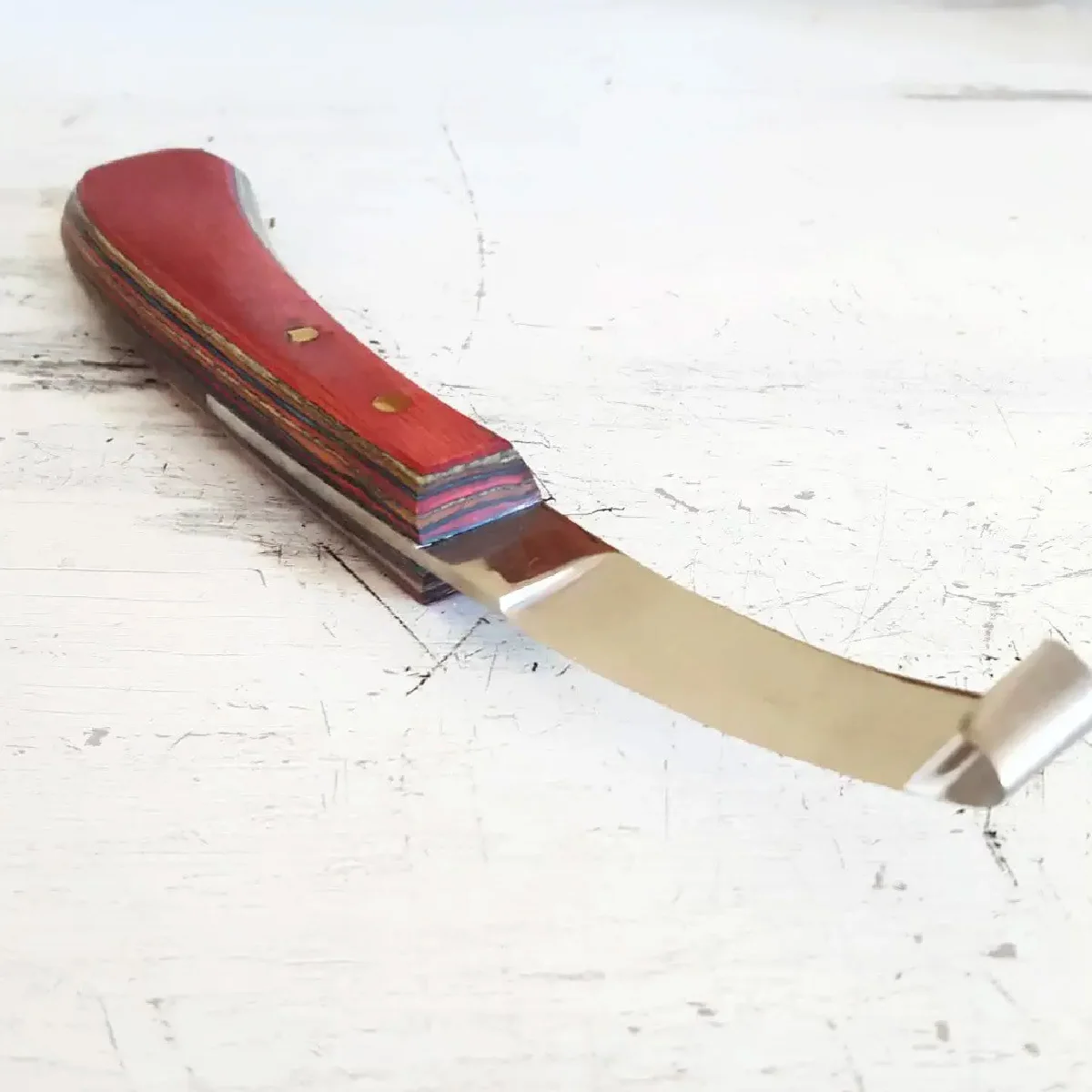 Factory Wholesale Custom Logo Wooden Hoof Knives Best selling Horse Grooming Knife Veterinary Equipment Instruments