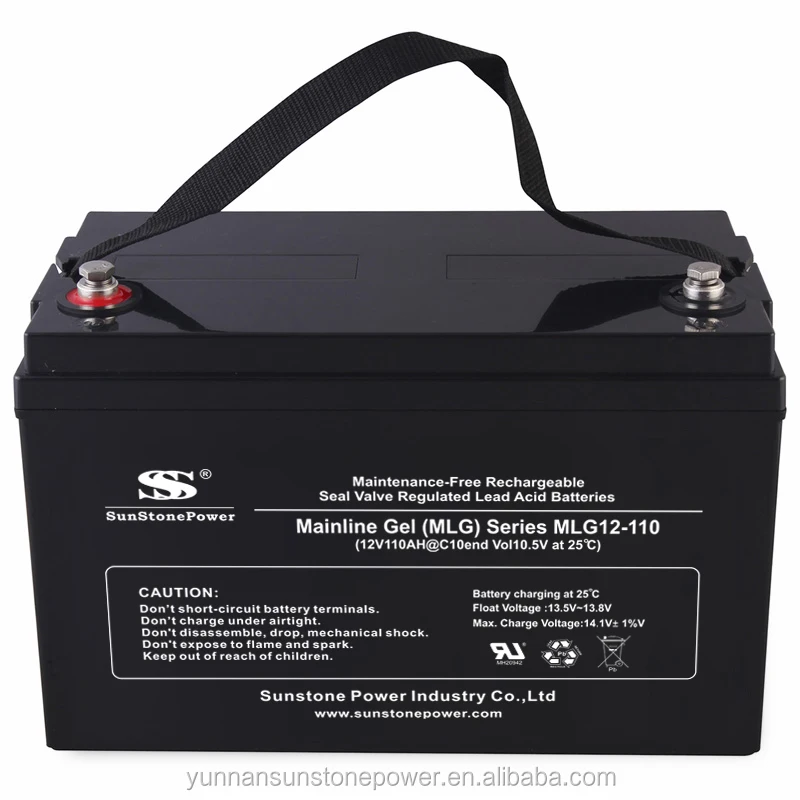 12V 135 amp deep cycle battery inverter for solar panel system