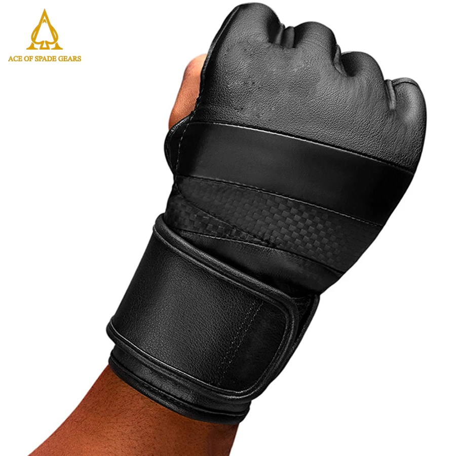 High Quty Customized MMA Sparring Gloves for Adults Wholesale Leather and PVC with Punching Features Custom Color and Logo
