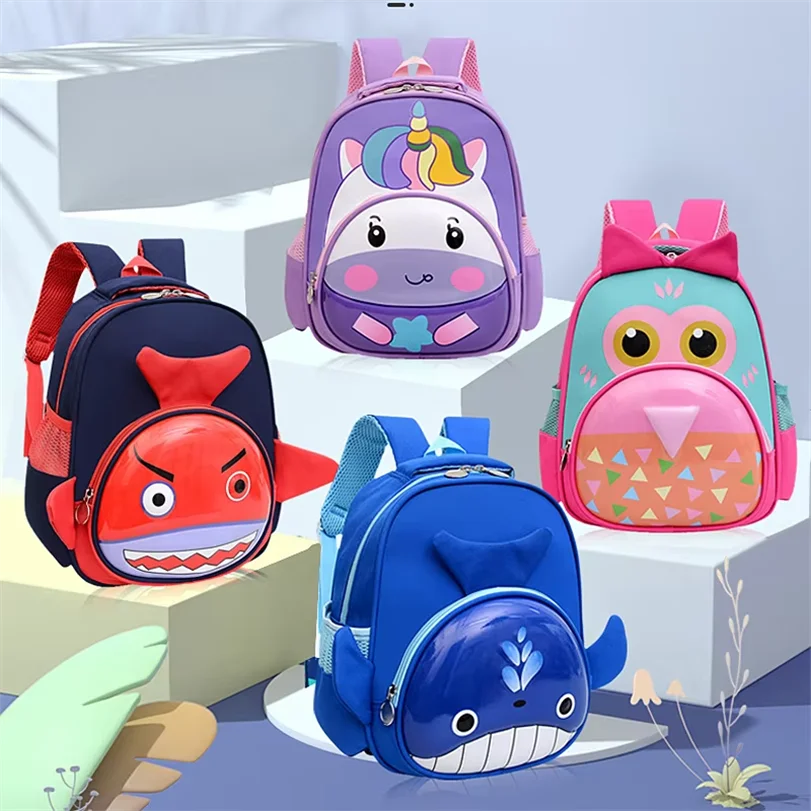 wholesale kids unicorn best price school bag high quality cute cartoon backpack for boys and girls