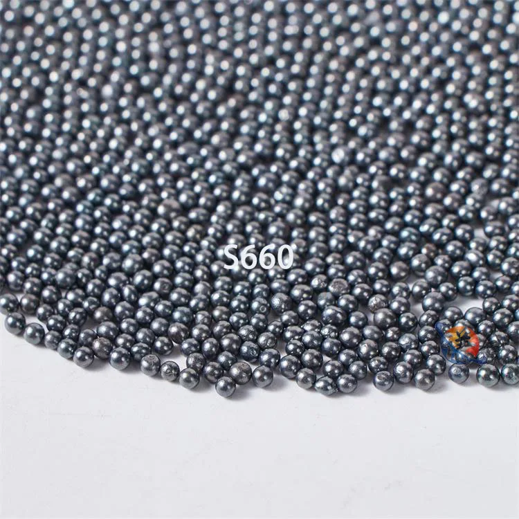 Shot blasting machine wear-resistant steel shot s660  sand blasting rust removal special cast steel shot