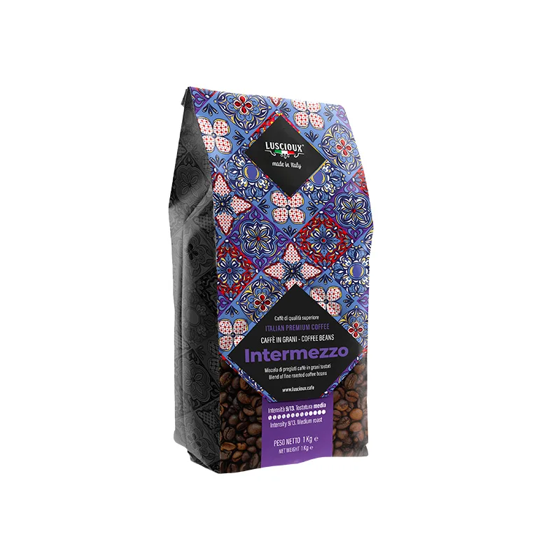 Coffee Italy Best Selling Robusta  and Arabica Coffee Beans Roasted - Coffee Beans for Machines Espresso - 1kg