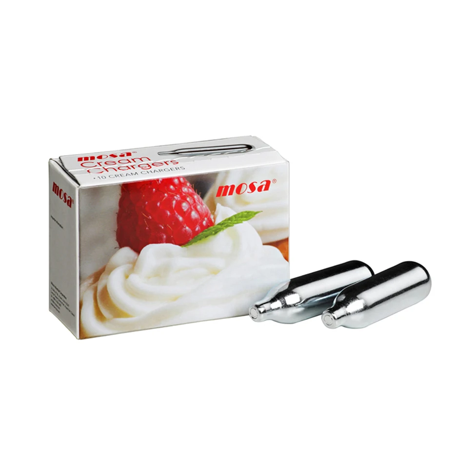 Classic Design Top Selling High Quality Sustainable 8 Gram Mosa Whipped Cream Charger-10 for Wholesale Market Price