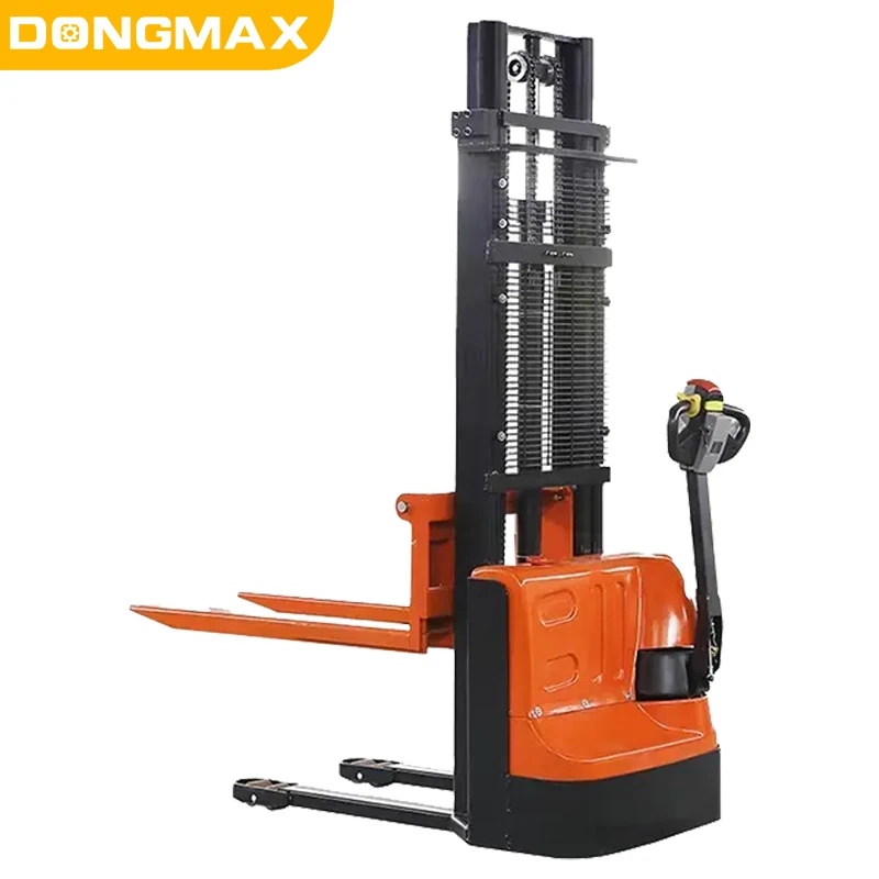 New Walking Full Electric Battery Stacker Hydraulic Pallet Lifter 1ton 1.5ton 2ton 1.6M 2M 2.5M 3M DC MOTOR 1000KG & 2000KG 85mm