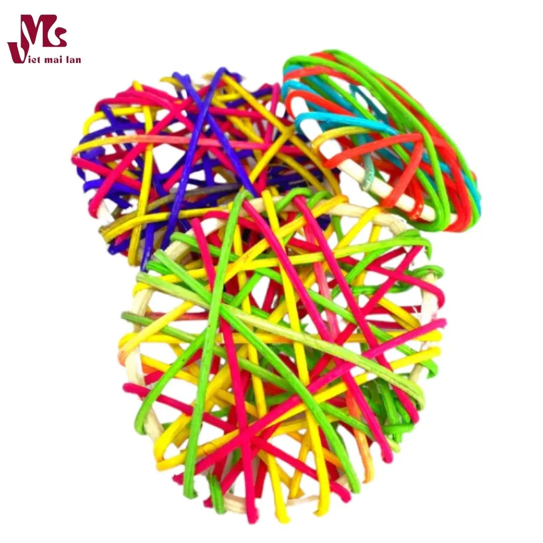 Тканый бамбуковый круглый шар из соломы