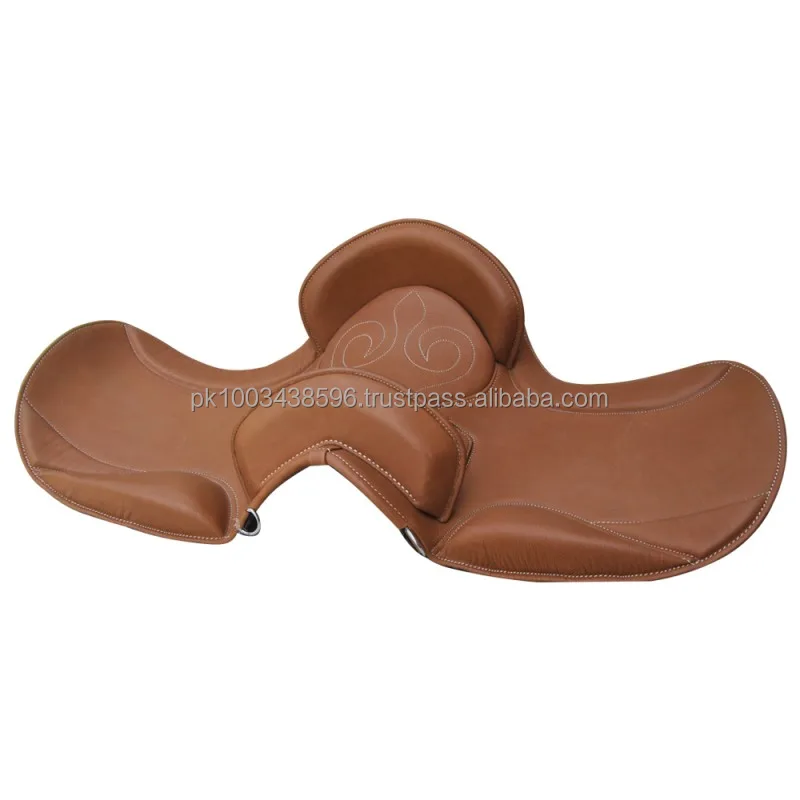 high quality eventor suede seat horse riding saddle - leather horse saddle 2024