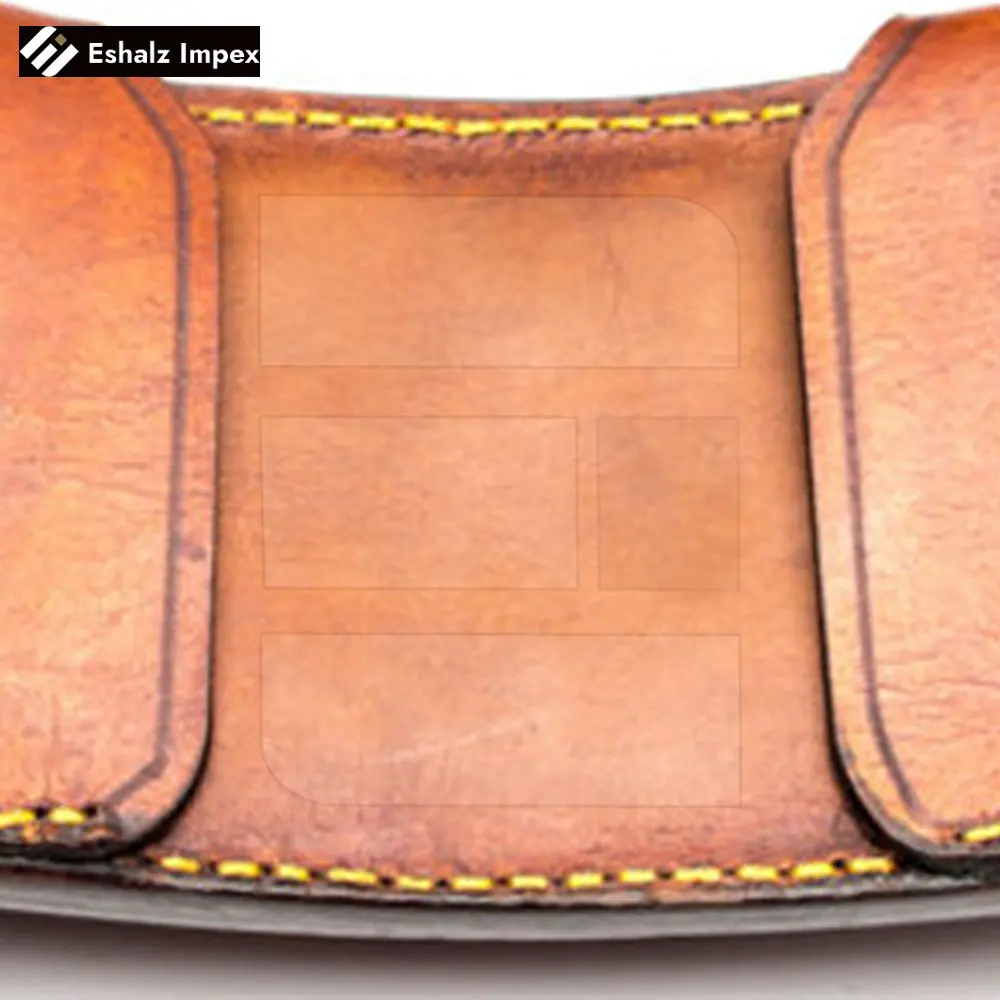 High Quality Price Genuine Leather Cartridge Bag Hunting Shooting Ammo Bag Portable Stock Shell Cartridge Bag Leather