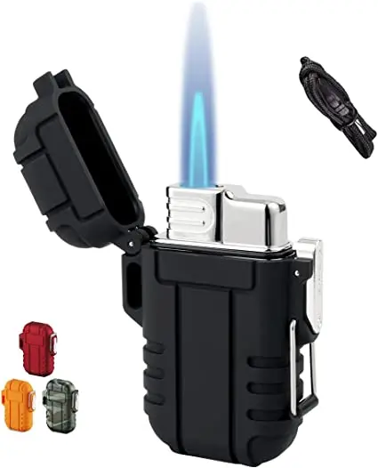 Custom Logo Original Cigarette Cricket Lighters Modern Steel Design with Safety Features Butane Gas for Lighting Smoking Camping