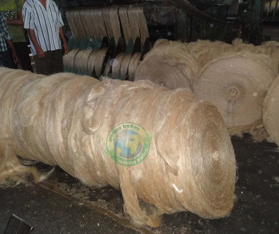 Jute Sliver Filasse Estopa Export Quality 100% Natural Eco Friendly Biodegradable for Gypsum Plaster from Bangladesh