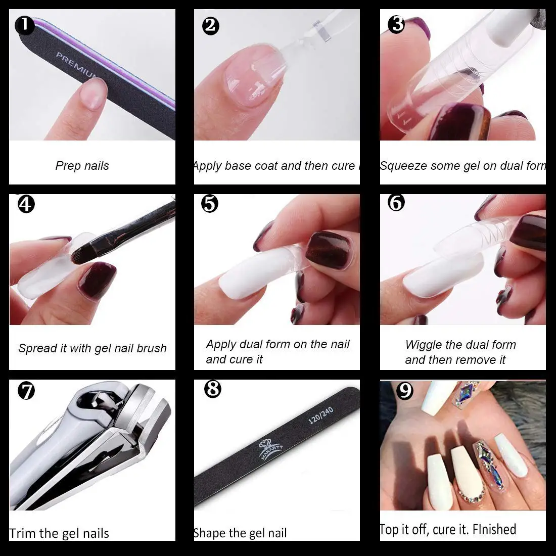 YZR Beauty Nail Extension Gel 50ml Transparent Jelly Clear Building Nail Poly Gel