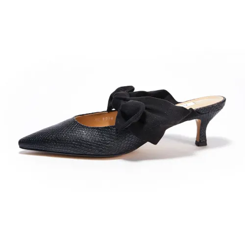 Лента BRIANA Audrey Mule_Black Cobra 5 см | 7 корейские модные товары 2024 новинки