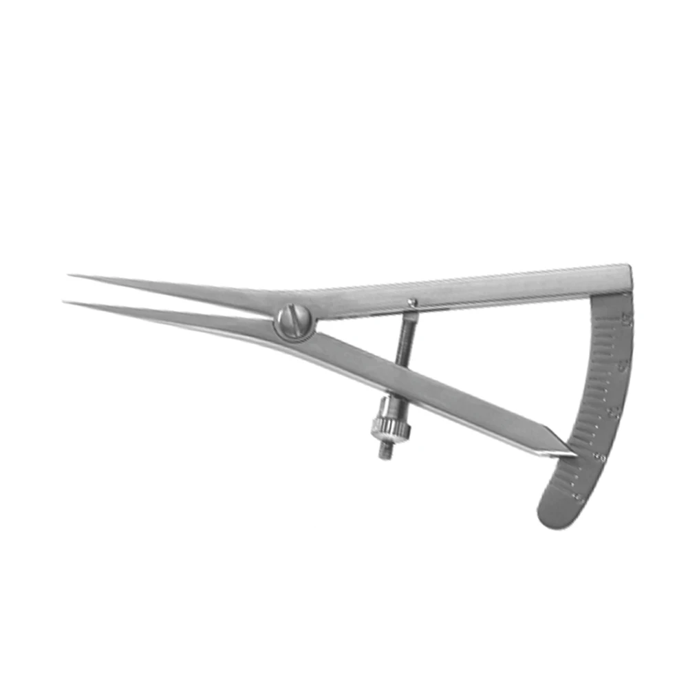 Ophthalmic Castroviejo Caliper Marking Caliper 0 to 20mm Straight and Curved Hot Sale Caliper