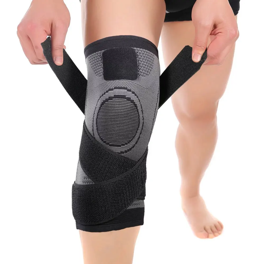 Private Label Workout Fitness Knee Sleeves For Gym Use 2024 New Arrival Top Selling Weight Lifting Knee Sleeves