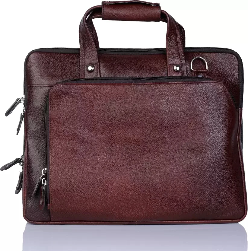 High Quality Stylish Laptop Bag Genuine Leather Premium Shoulder Bag with Vintage Fashion Cute Lady Design and Functionality