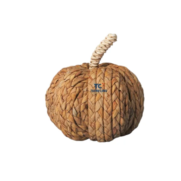 Exquisite Lovely Natural Handmade Halloween Decorative Seagrass Pumpkin From Viet Nam