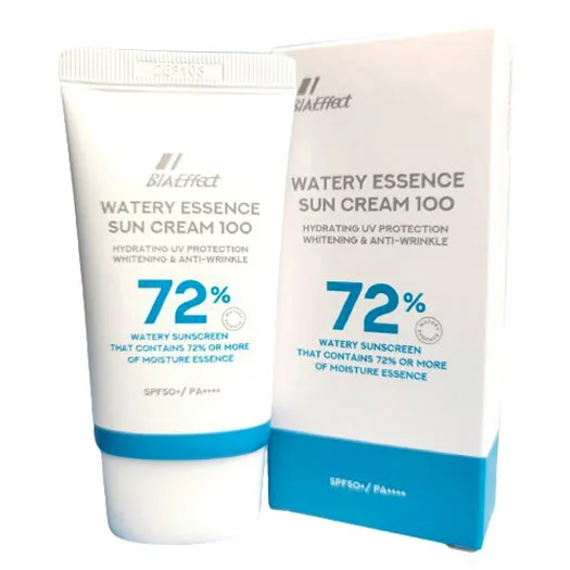 [BEAUTY IN ASIA] Korea BIAEffect Watery Suncream No white cast-eye irritation No fragrance Hyaluronic acid Cica Botaniceutical