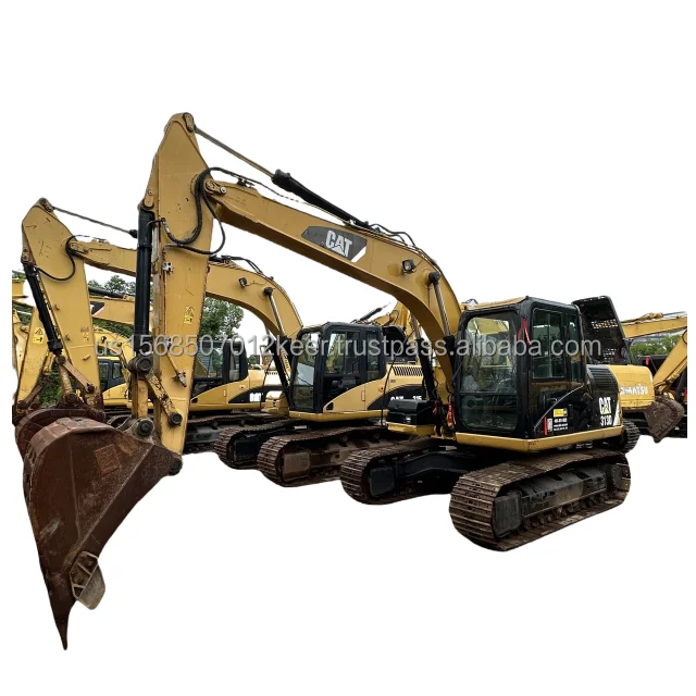Используемый оригинальный гидравлический гусеничный экскаватор Caterpillar CAT 313D spot низкая цена распродажа