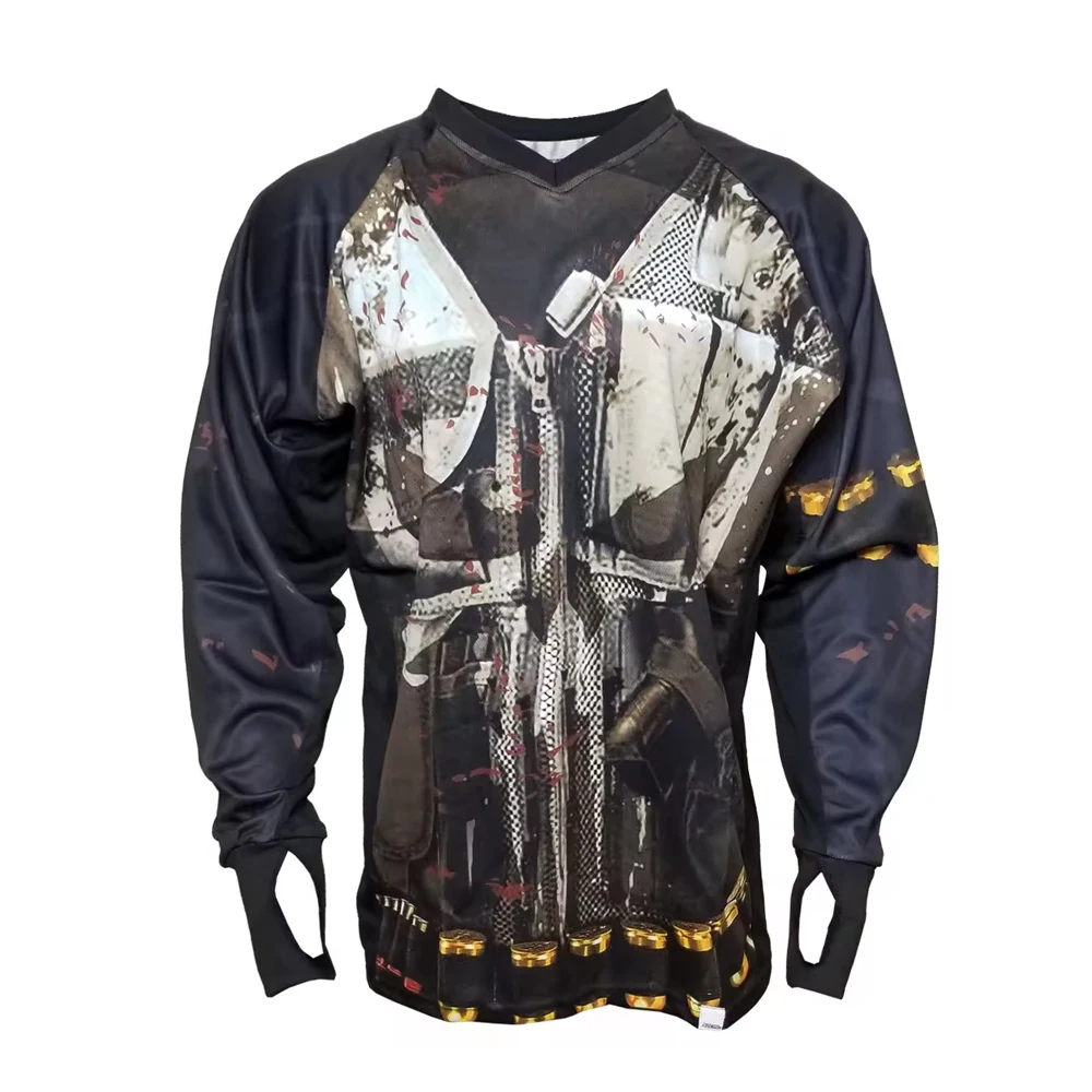 New Arrival Sublimation Paintball Jersey Latest Design Sublimated Paintball Breathable Jersey
