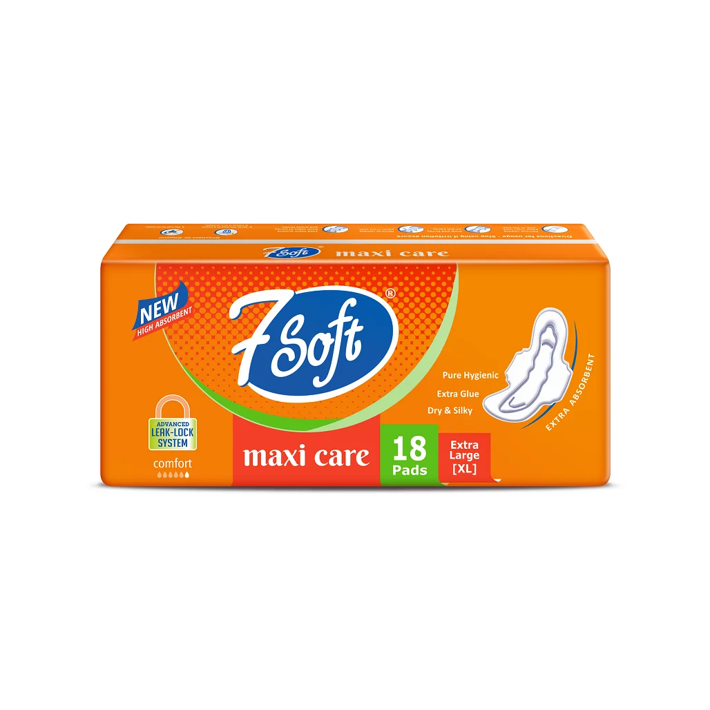 Personal Care Natural Health 7 Soft Maxi Care 18Pcs XL Sanitary Pad with Custom Size Available at Affordable Price