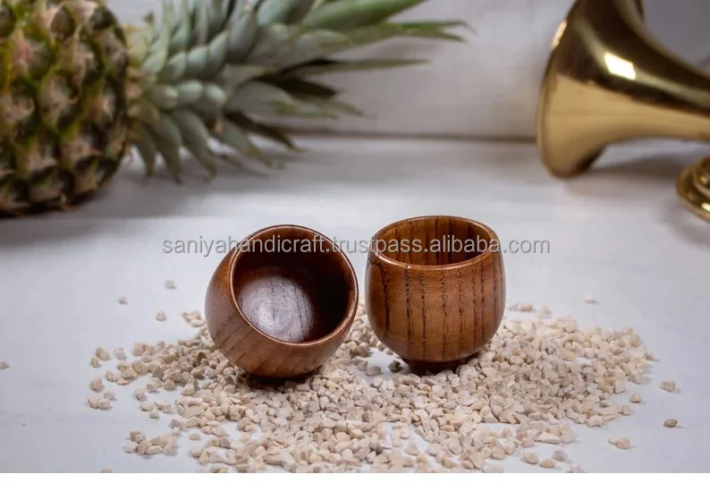 Modern Luxury Eco-Friendly 100ml Disposable Wooden Tea Cup Customizable Logo for Home Use Available in Cheap Prices