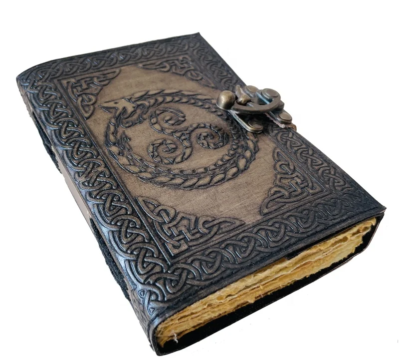 Customizable Travelers Leather Diary Journal Writing Notebook Charcoal Cover Vintage Genuine Leather Notebook Custom Journal