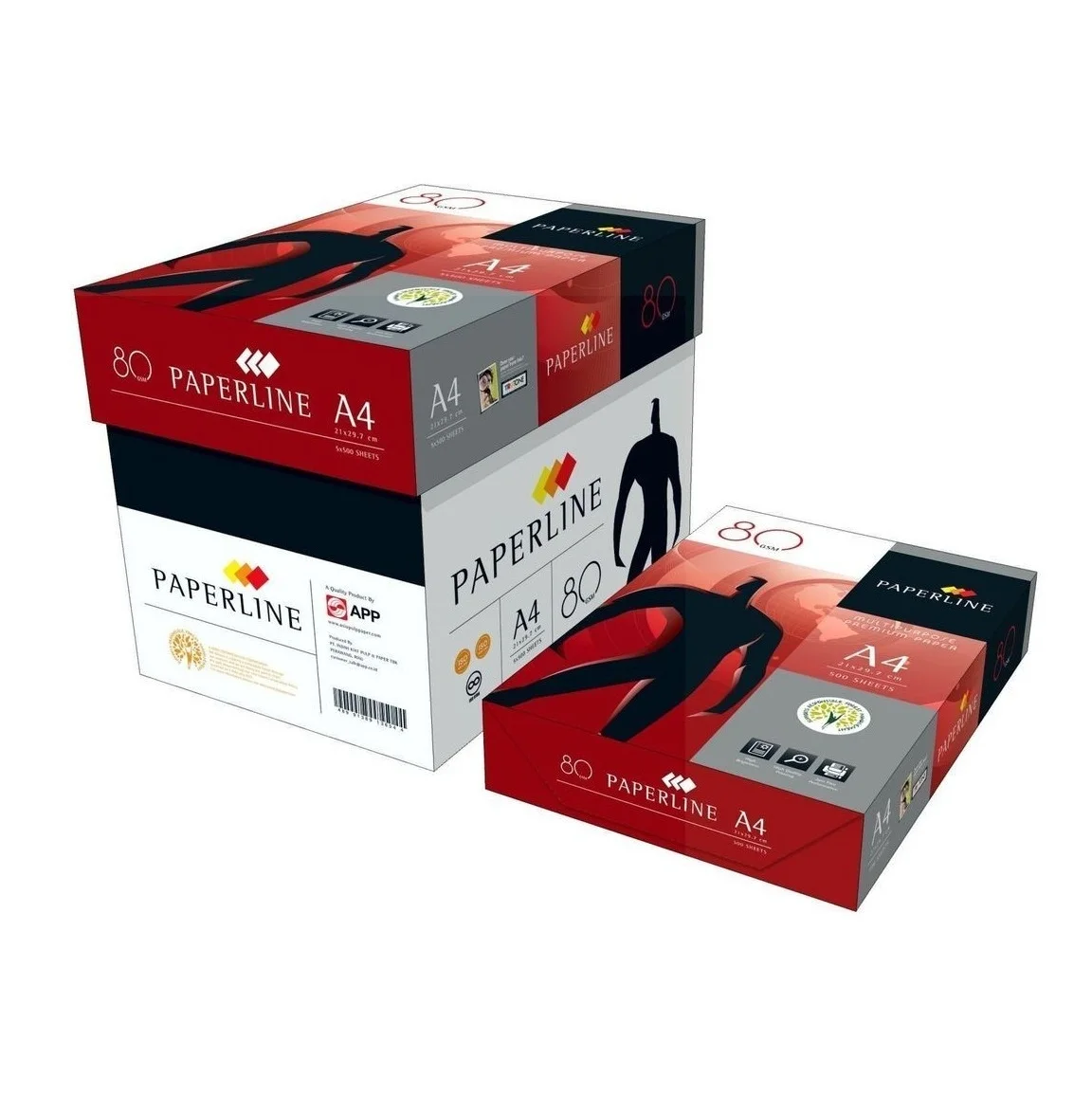 70 80 Gsm Paper Copy Paper Factory Cheap A4 Paper White Paperline / Paperbase Gold A4