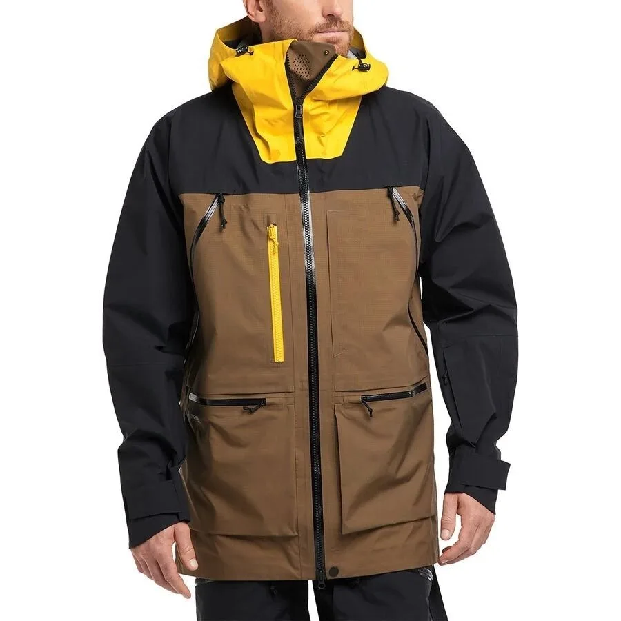 Men Ski Jacket 20000mm Highest Quality Waterproof Breathable Snowboard Jacket Men Ski Jacket