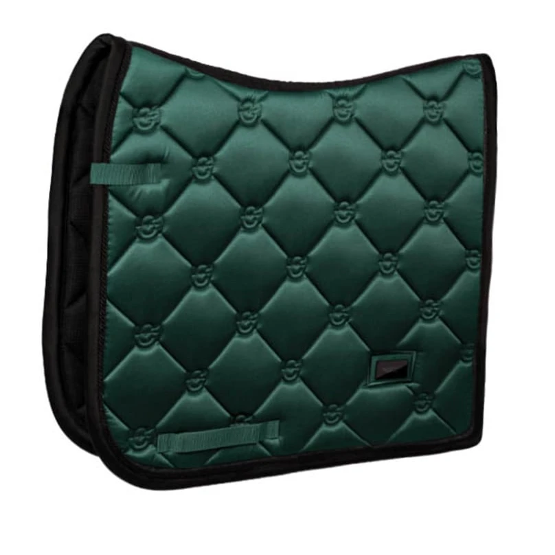 Equestrian Stockholm Dressage Saddle Pad Emerald Green Full Cob Pony Customizable Your logos and packing with tags