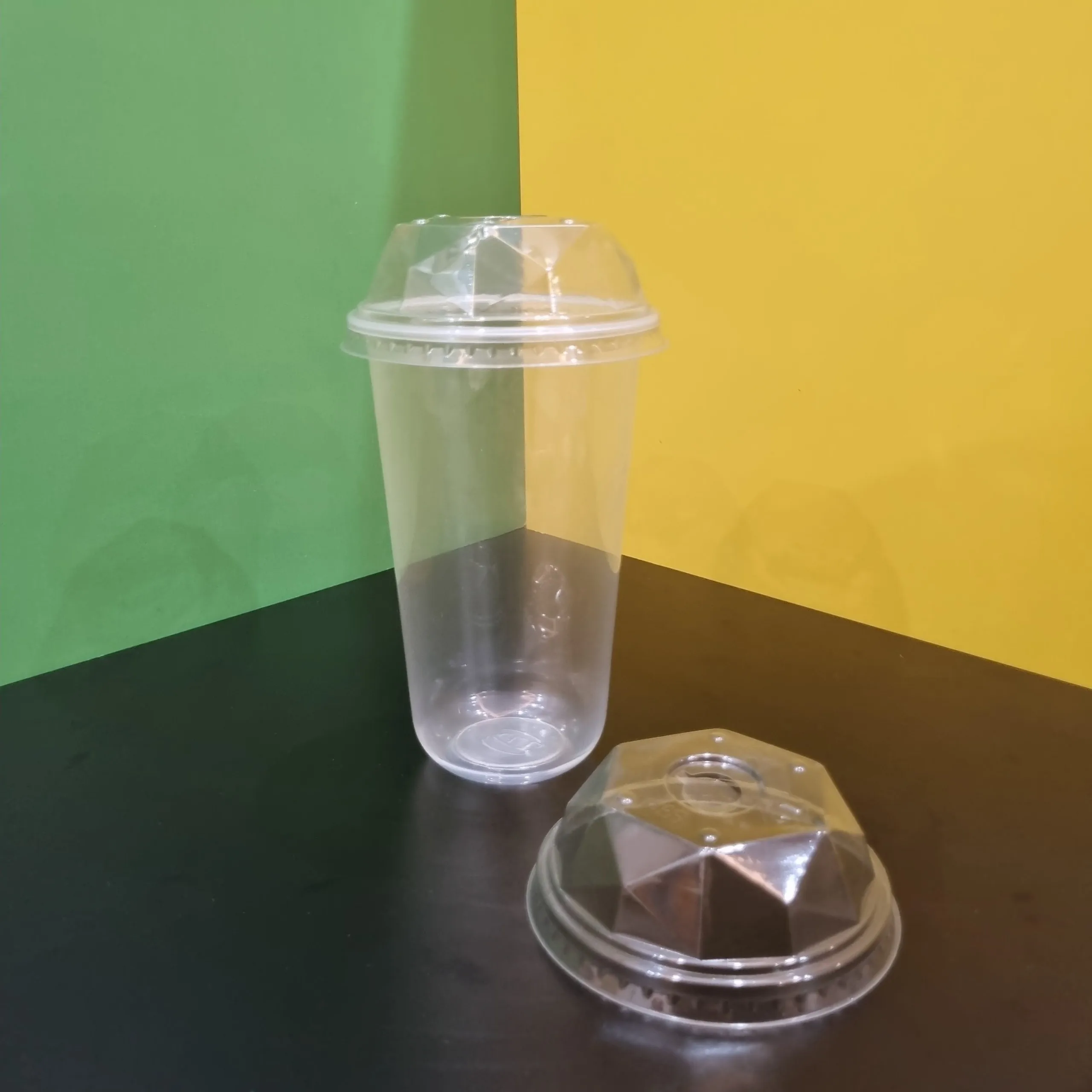 Vietnam 500ml 16oz U Shape ready to ship Disposable Transparent PP plastic cup customized manufacturer low price