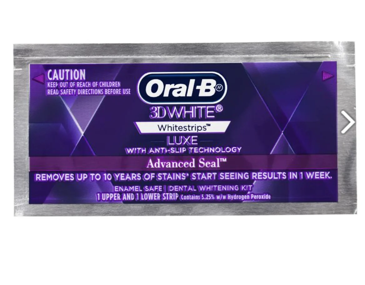 Oral-B - 3D White Luxe Advanced Seal 14 Teeth Whitening Treatments
