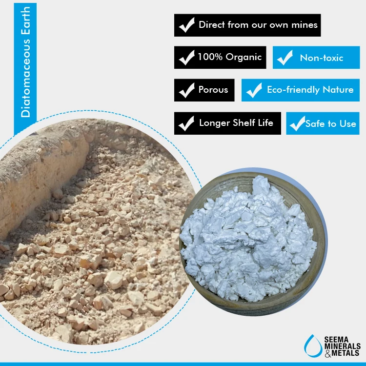 Лидер продаж, 100% натуральный белый цвет, порошок диатомит для воспламеняющегося очищенного белого по конкурентоспособной рыночной цене