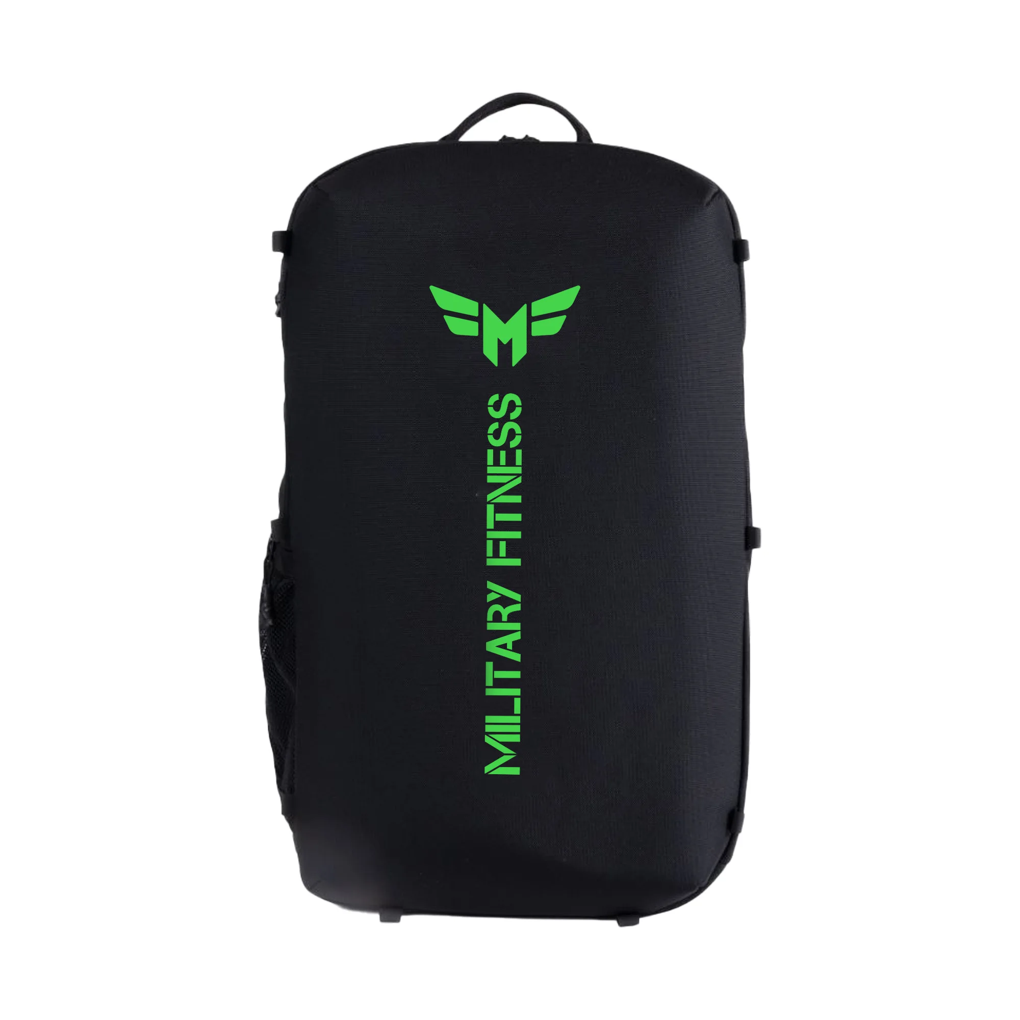 Fitness 37L Tactical Gym Custom Fitness Black Backpack Tactical 100% Polyester Storage Capacity Custom Design