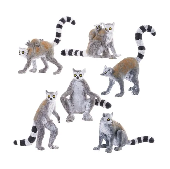 [2.9] Mini Figurines DIY Lemur Catta Decoration Plant Terrariums