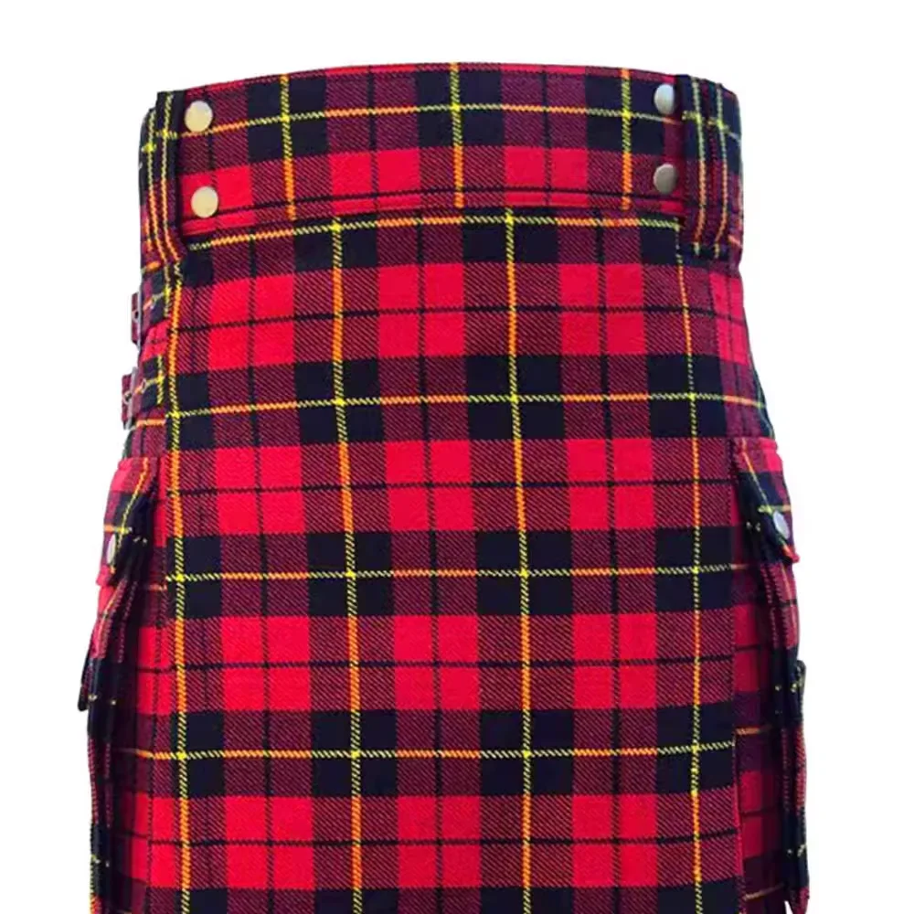 New Mens Scottish Utility Kilt Scottish Fashion Tartan Kilt in Reasonable Price Top Quality New Design Tartan Kilts