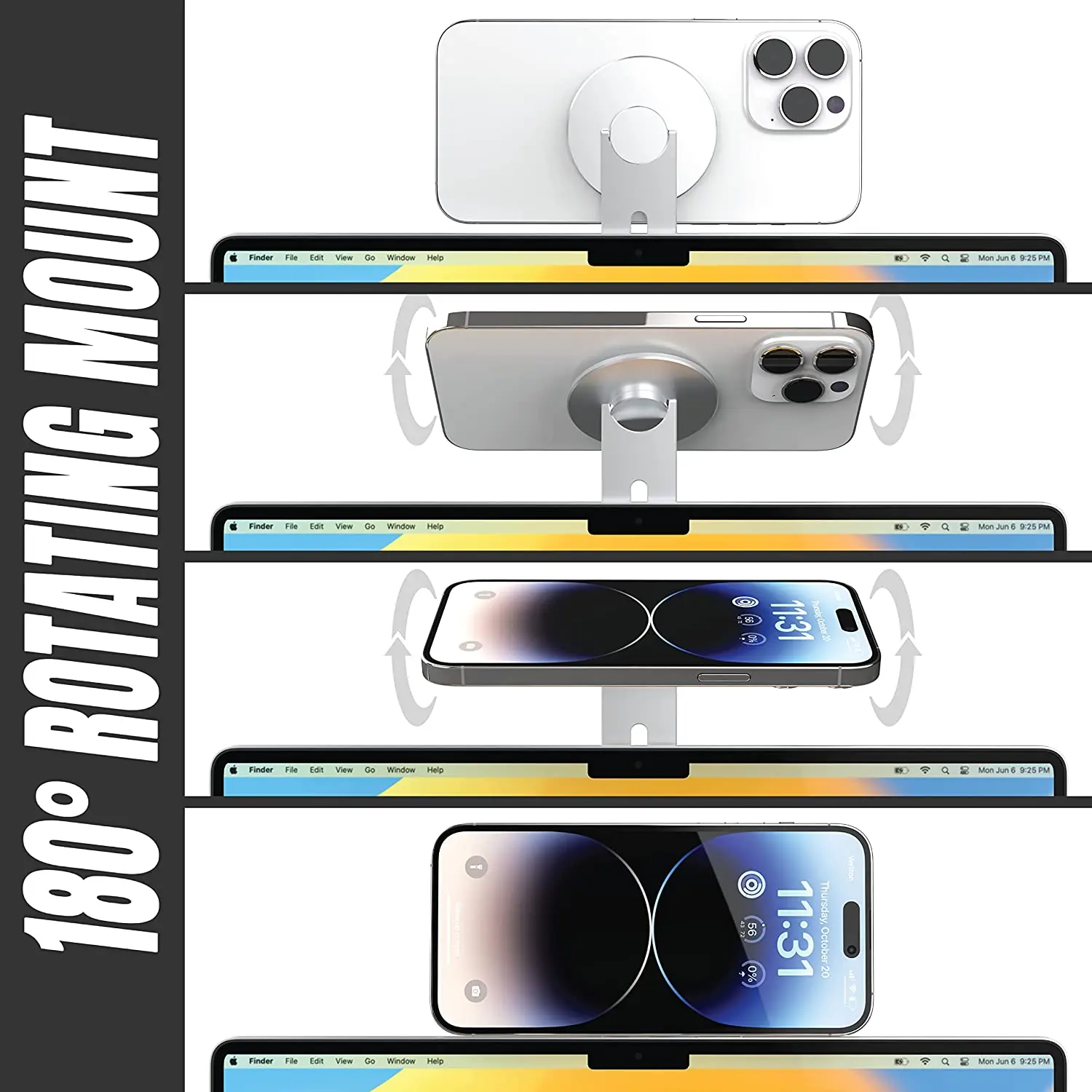 Newest 2023 Multifunctional Extension Bracket Metal Laptop Pc Mobile Phone Holder Stand Magnetic