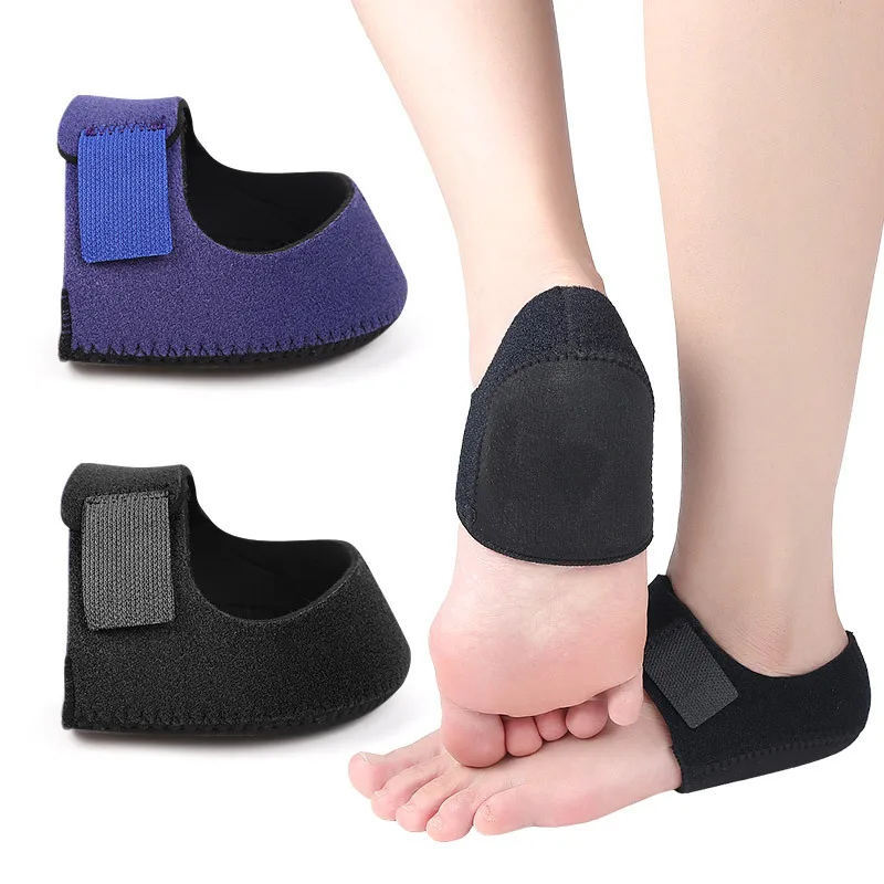 Heel Protectors, Heel Cups for Heel Pain, Adjustable Breathable Heel Support
