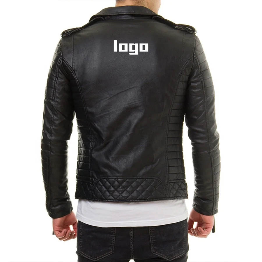 Men Leather Jacket Stylish Motorcycle Slim Fit Biker Jacket Men Leather Jackets