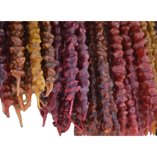 Натуральный чурчхела на каждый день фрукты и грецкий орех, яркие палочки характеристика запеченные материал полки происхождения Тип жесткого возраст жизни