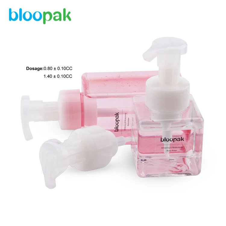 Personal Care Packaging Wholesale clear plastic foaming hand soap bottle,square 150ml foam pump bottle