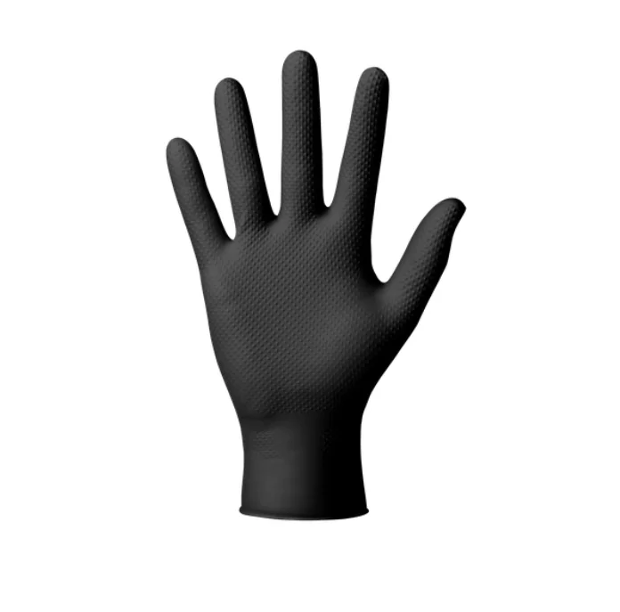 Glove Nitrile Black Gogrip of Mechanical Work