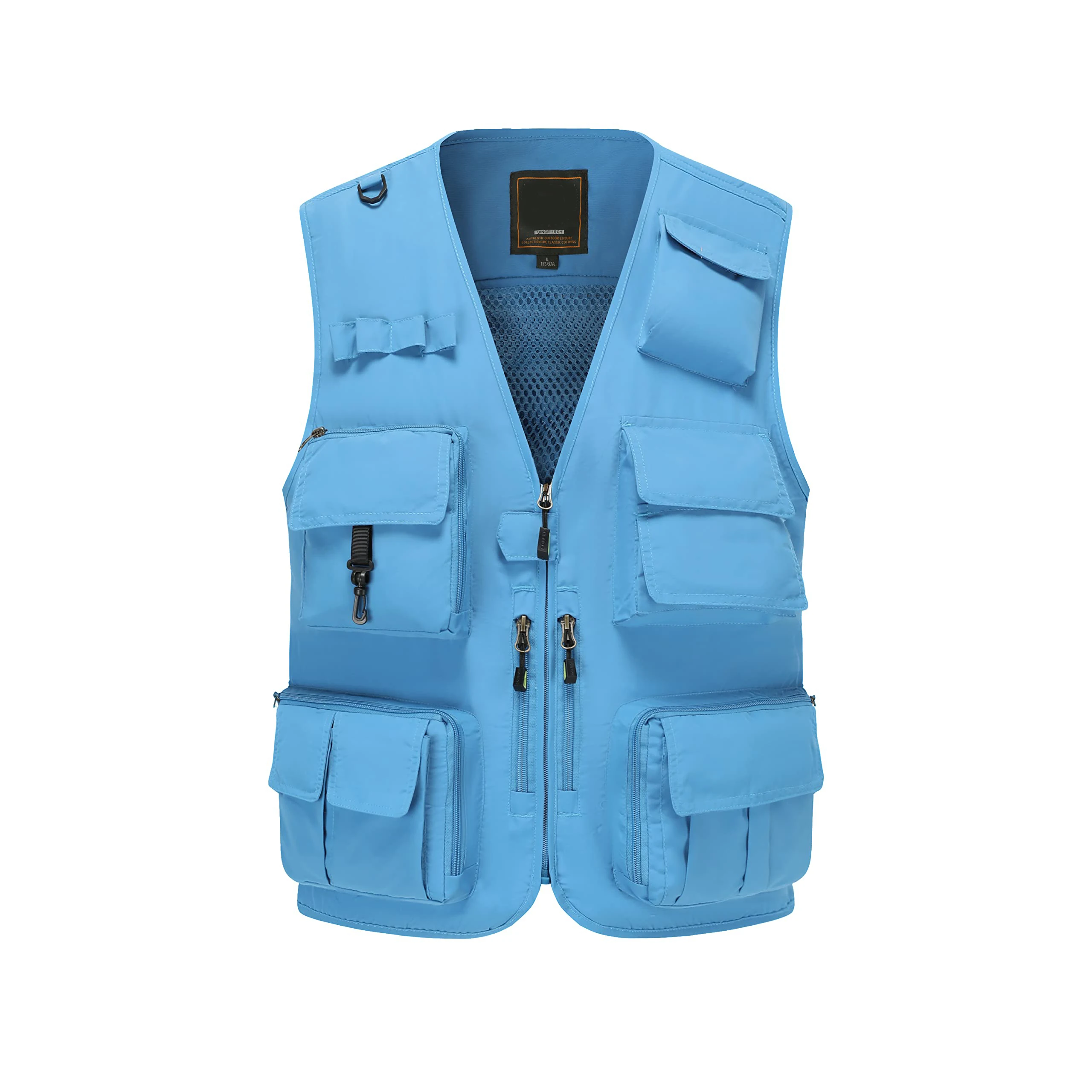New Arrival Made in Best Quality Men and Women Machine Wash Reversible Zipper fishing Vest With Pockets