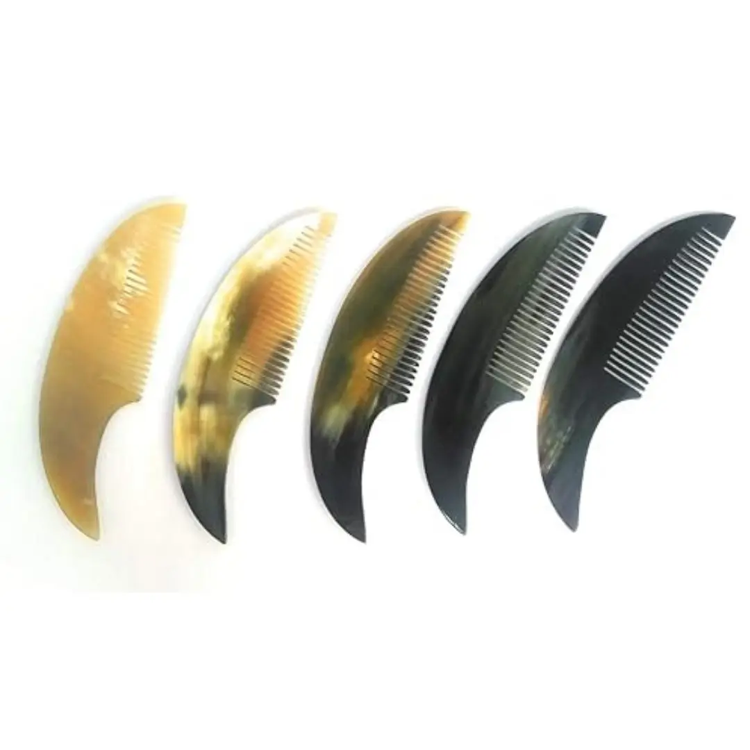 Handmade Antique Quality Natural Horn Comb Super Comb for Hair Beard Buffalo Ox Horn Polished Technique Wholesale Hot Selling