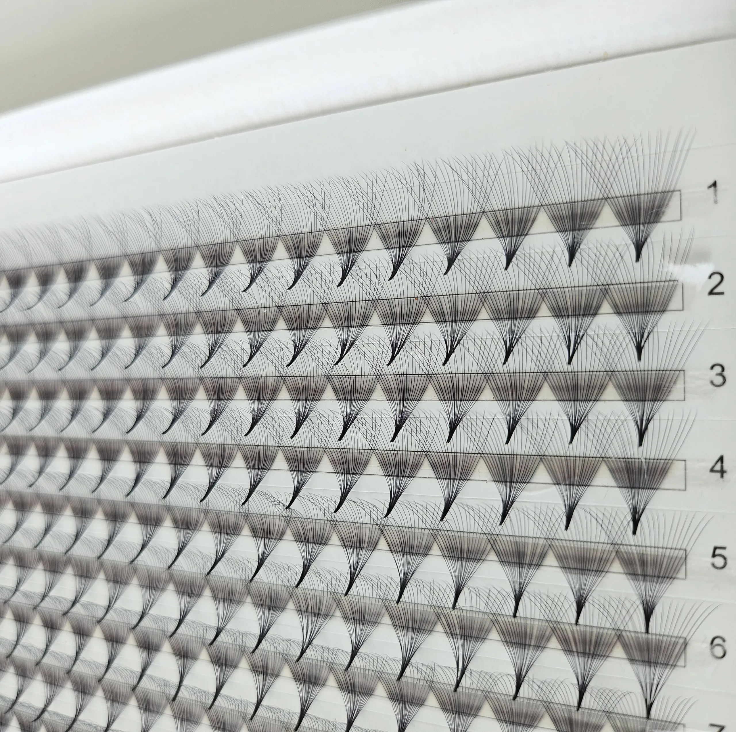 Iridalashes оптовая продажа корейские вентиляторы мягкие ручной работы Россия готовые норковые заостренные объемные наращивание ресниц