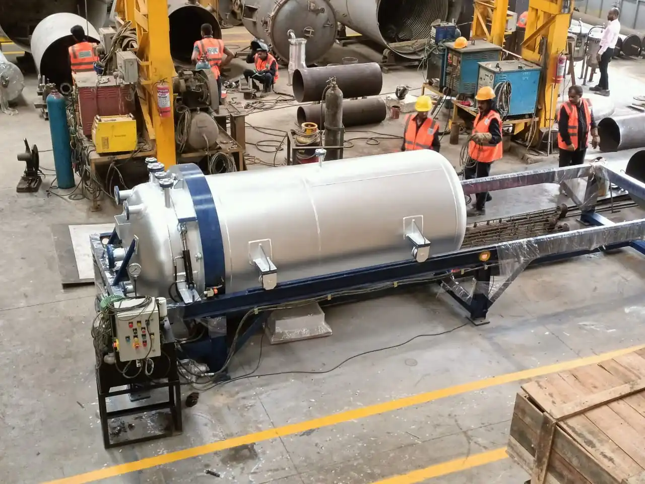 Newly Arrival Horizontal Pressure Leaf Filter For Oil Manufacturing Uses Plant By Indian Manufacturer & Suppliers