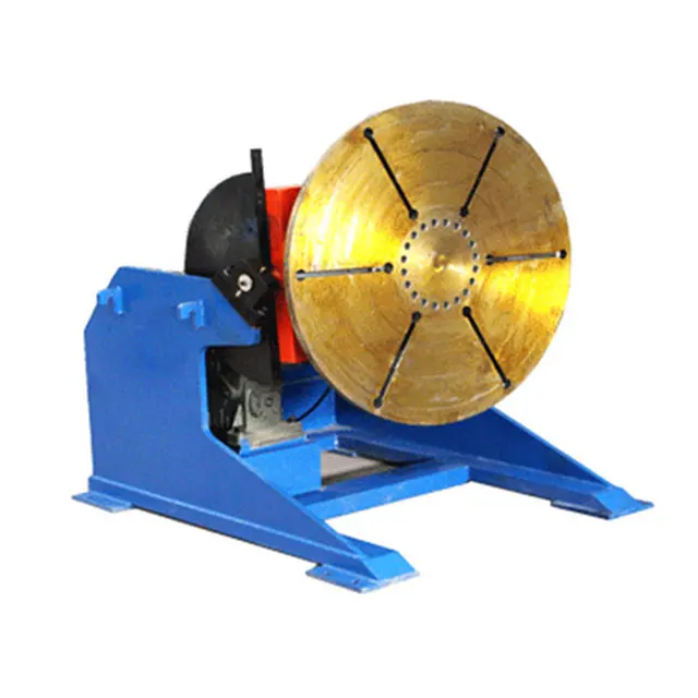 Tilt-and-Rotate Welding Positioner with 1-Ton Load and Adjustable Speed for Large Pipe and Tank Applications