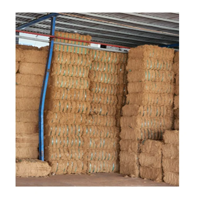 Cheap coconut fiber from Vietnam raw materials for production of coir nets and coconut products
