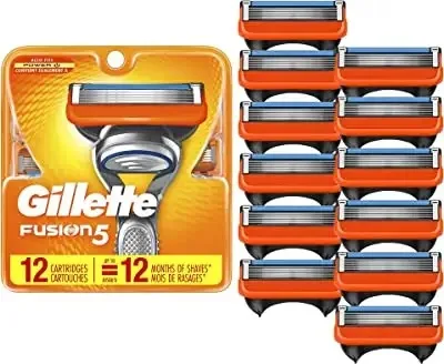 Gillette FUSION 5 и Mach3 чувствительные мужские лезвия для бритвы 20 штук предназначены чувствительной кожи