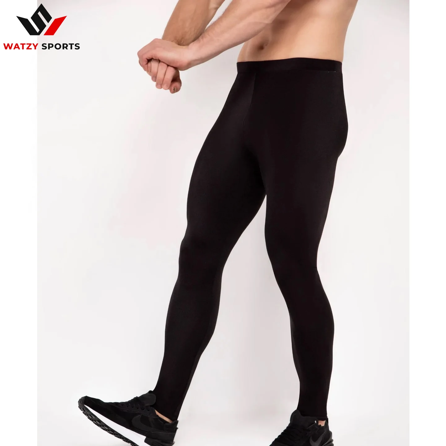 Custom Quick Dry Running  Compression Leggings For Men Fitness Tights Long Fitness Gym Leggings Compression Pants