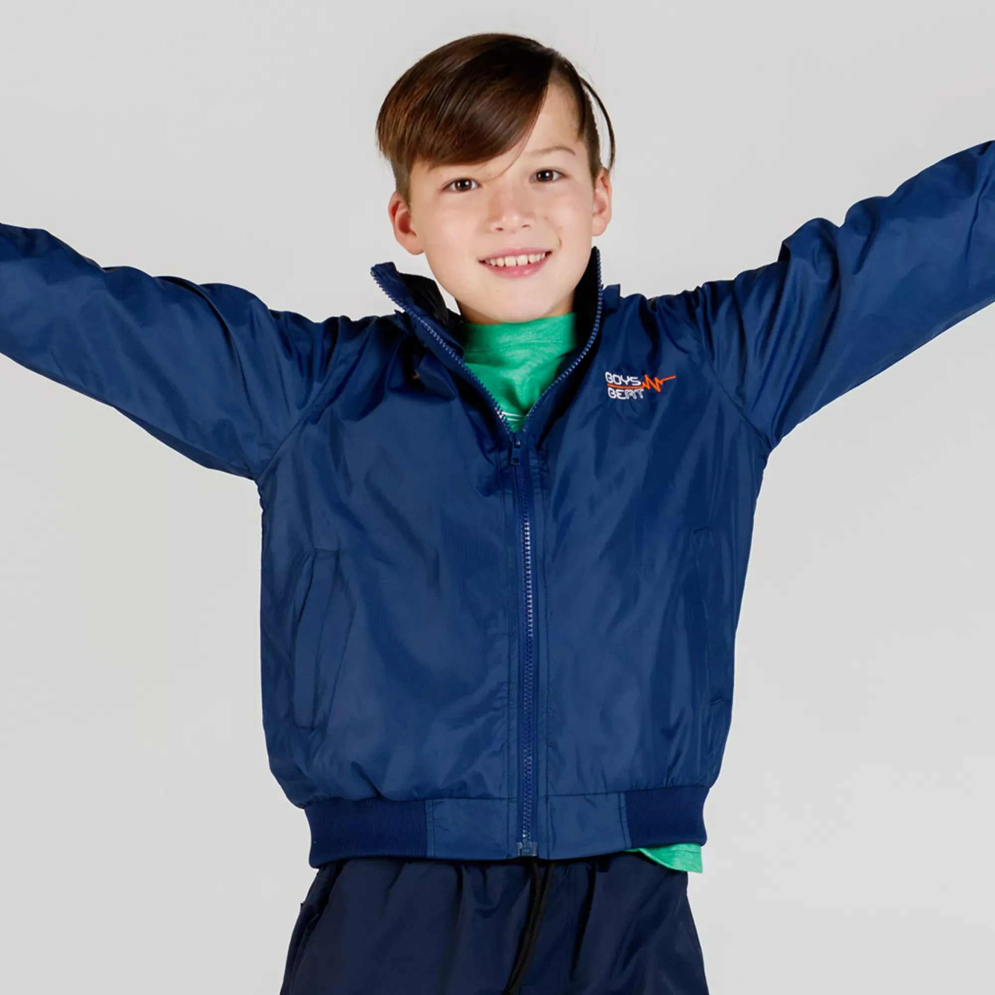 Wholesale high quality windbreaker jacket custom logo boys jacket new design kid jackets Prestigious Manufacture