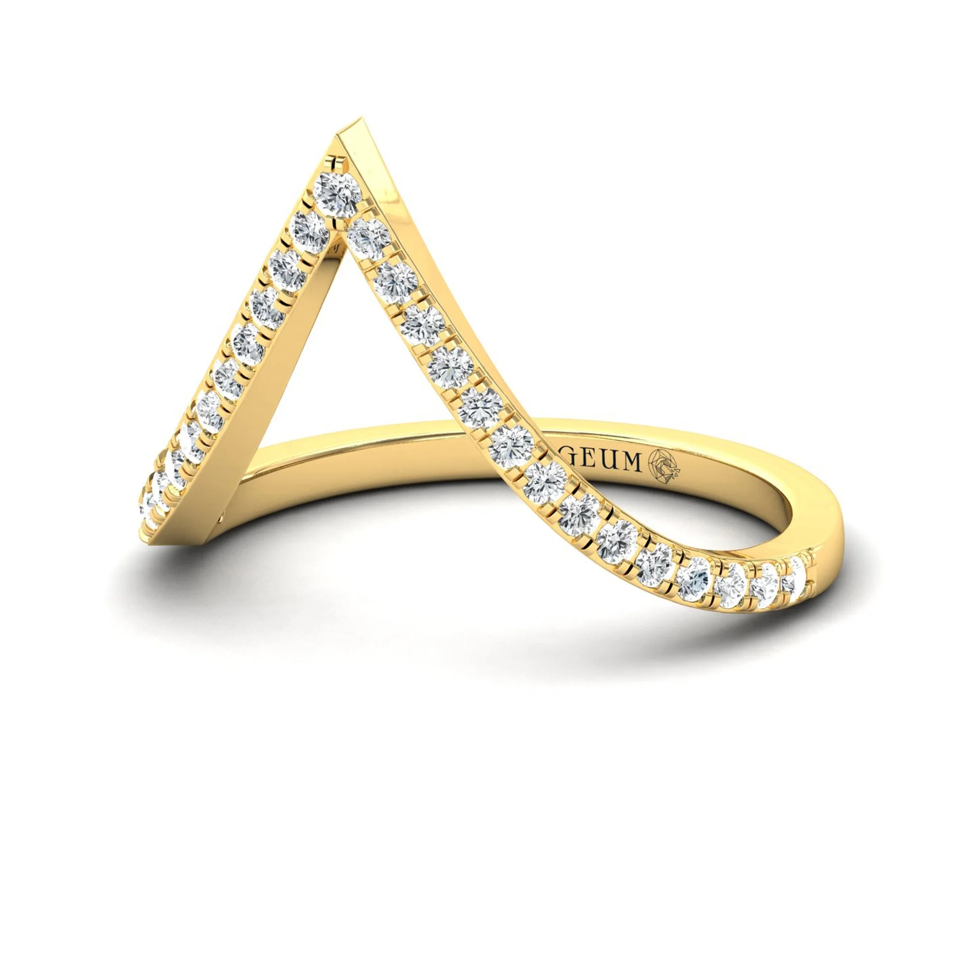 Big Rings Jewelry Women Luxury New Design Solid Gold Fine Jewelry Rings With Real Diamonds Ring For Women Jewelry